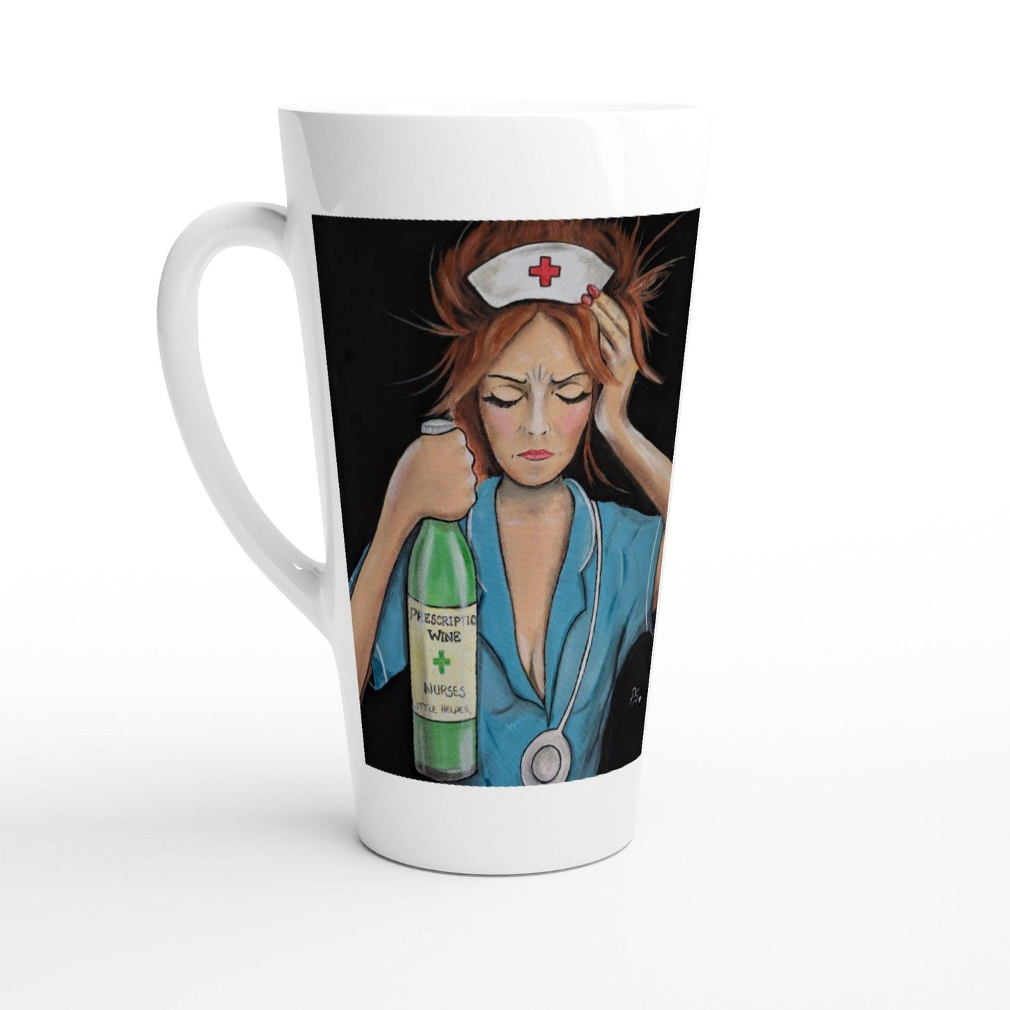 NHS Hell - White Latte 17oz Ceramic Mug - Boozenbabes