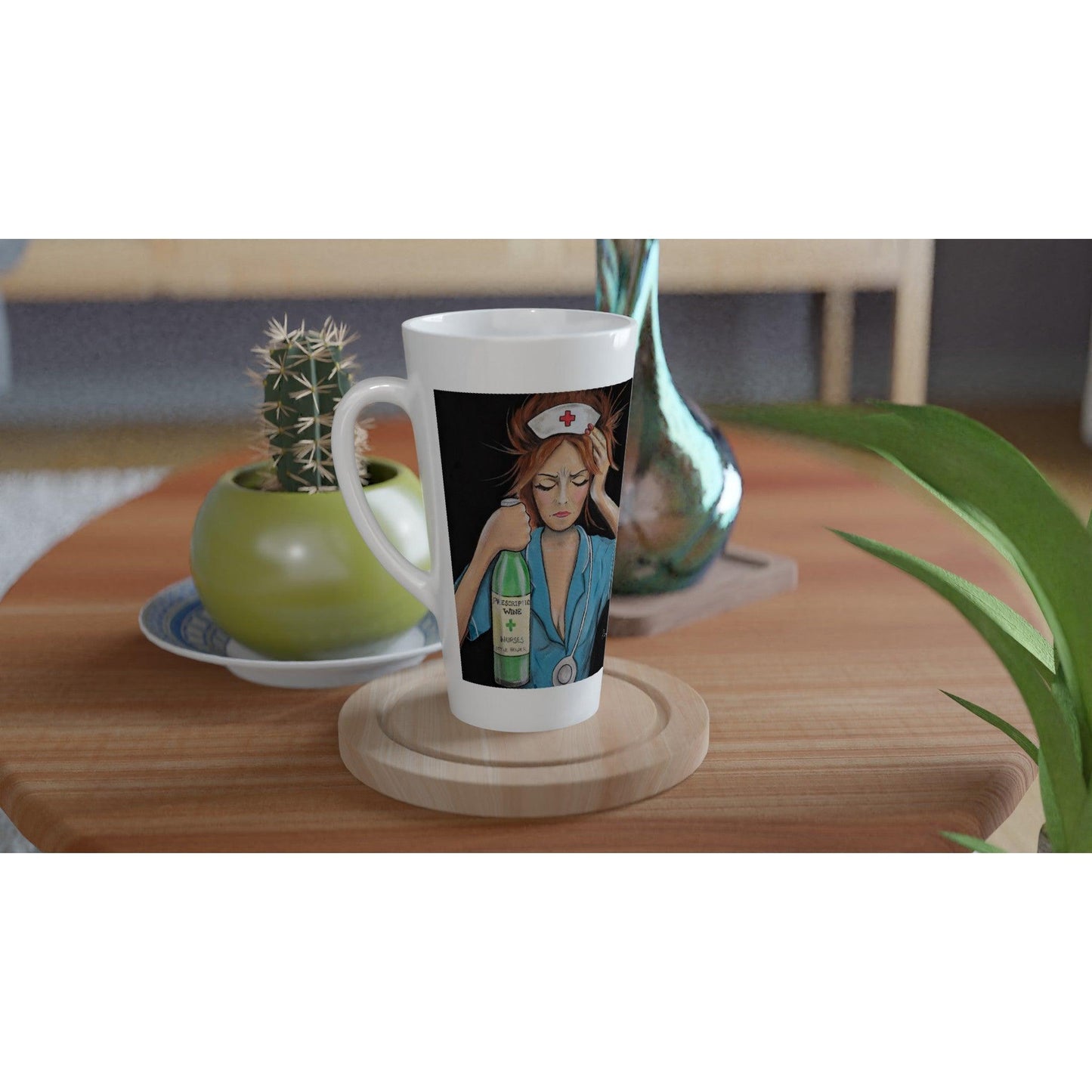 NHS Hell - White Latte 17oz Ceramic Mug - Boozenbabes