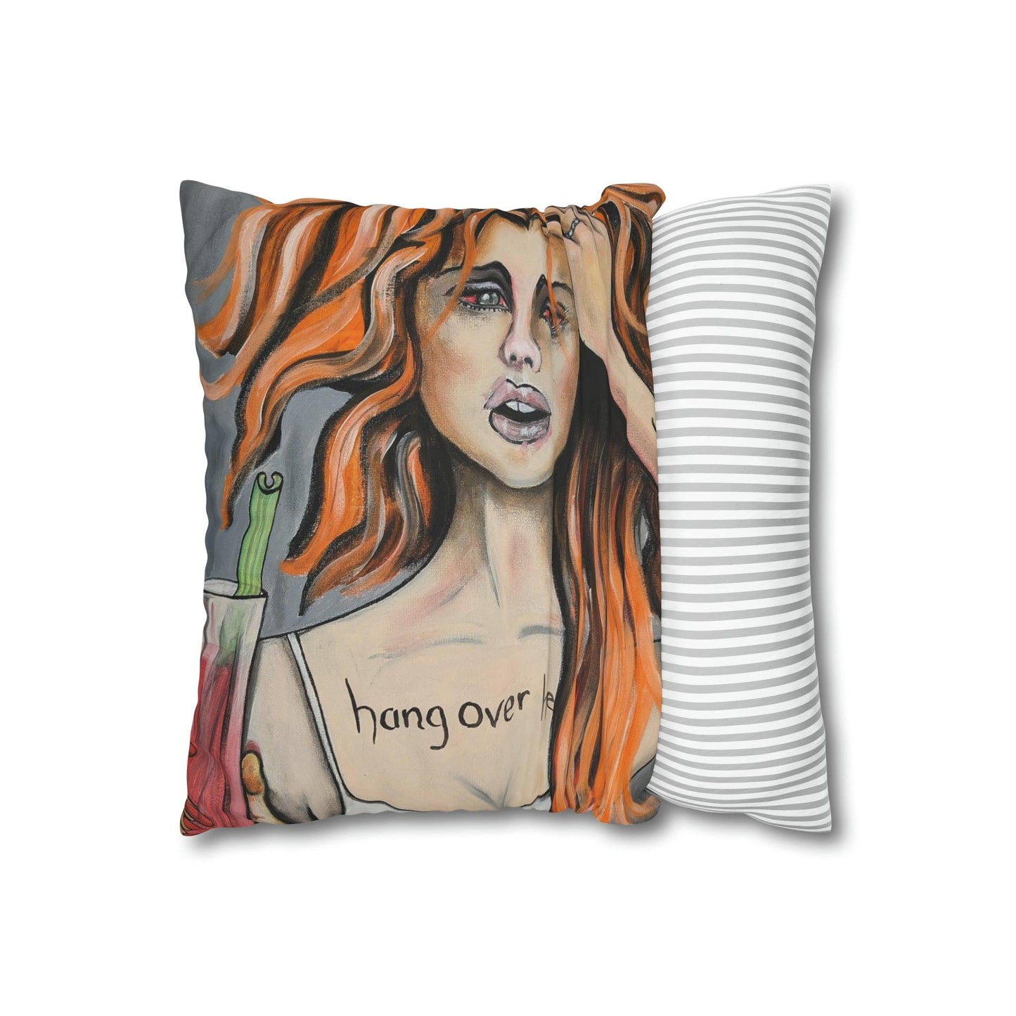 Hangover - Spun Polyester Pillowcase - Boozenbabes
