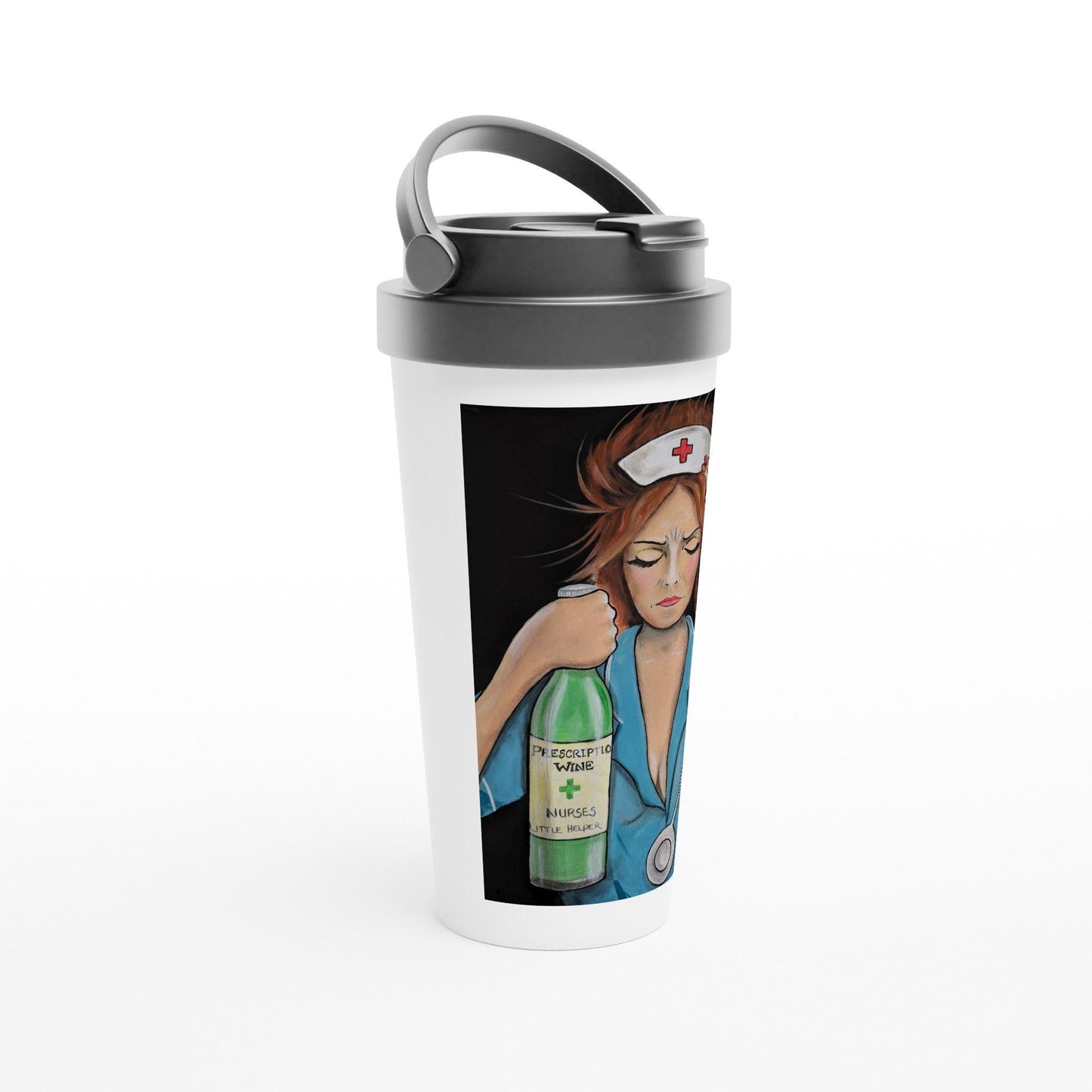 NHS Hell - 15oz Stainless Steel Travel Mug - Boozenbabes
