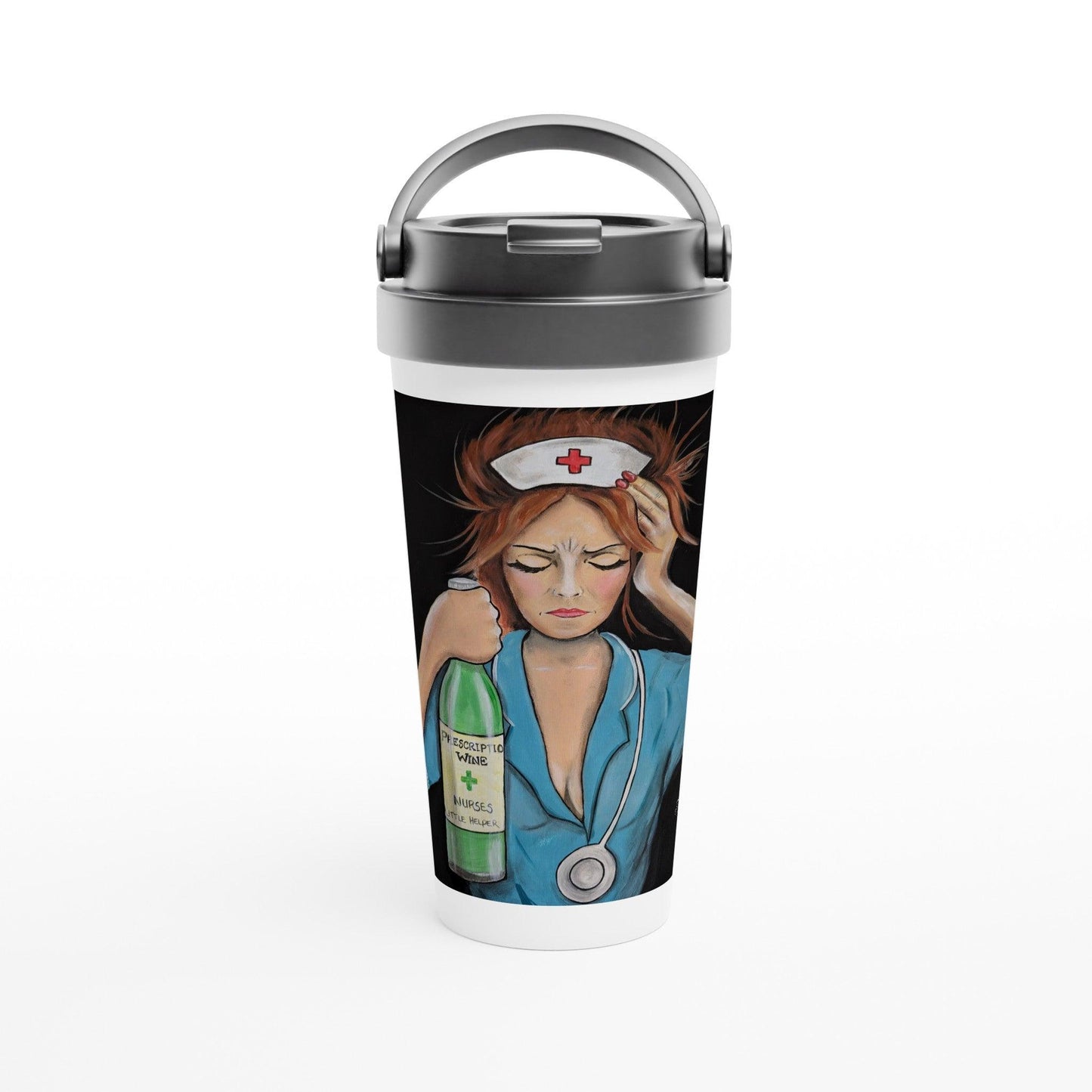 NHS Hell - 15oz Stainless Steel Travel Mug - Boozenbabes