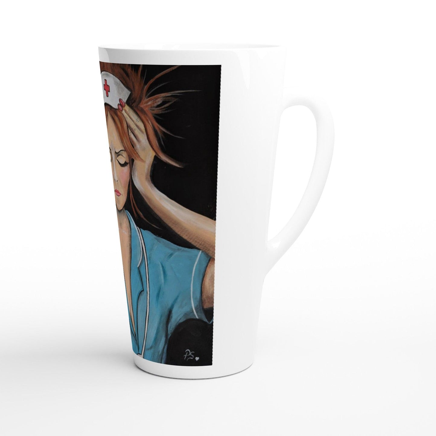 NHS Hell - White Latte 17oz Ceramic Mug - Boozenbabes