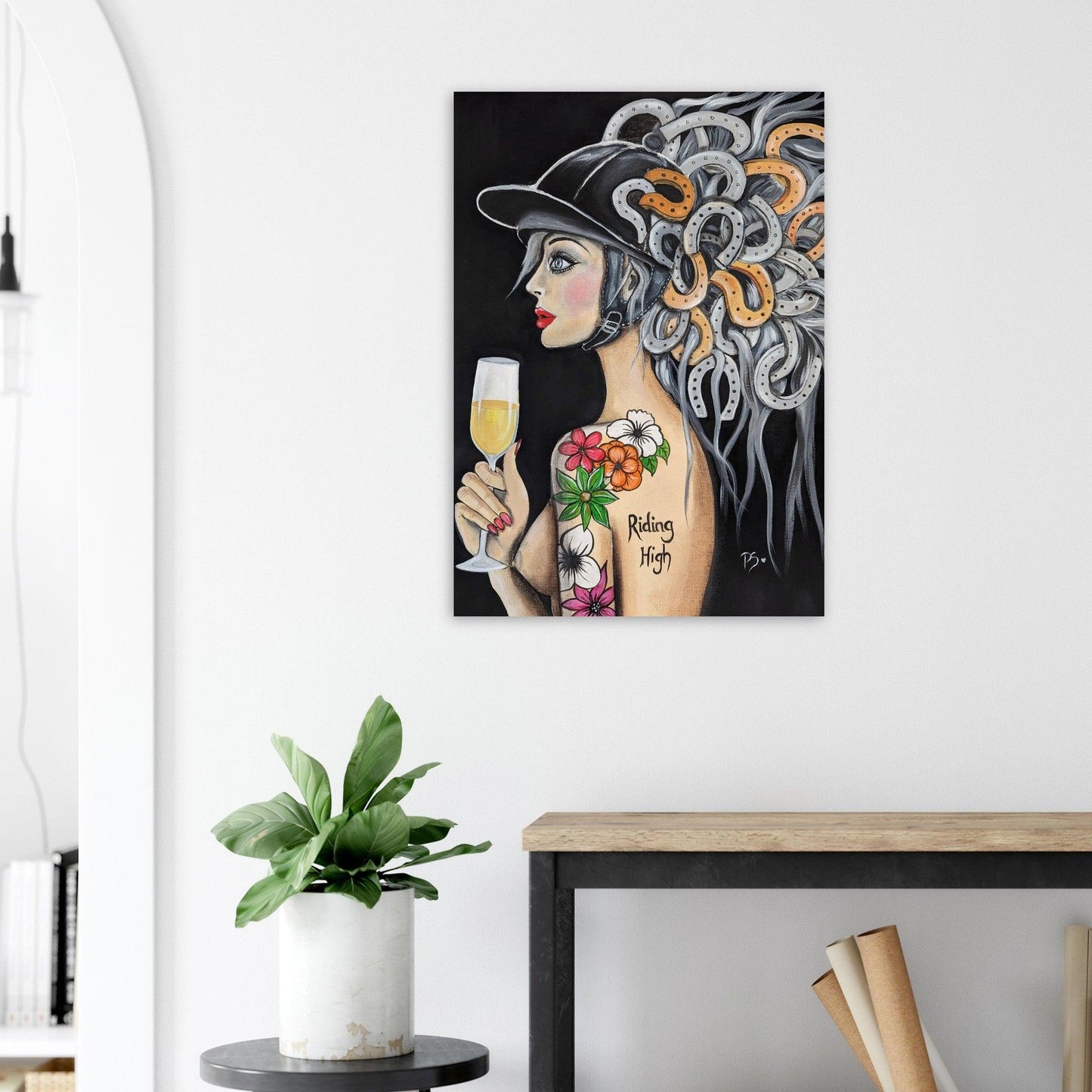 Riding High - The Horse Lovers - Museum-Quality Matte Paper Poster - Boozenbabes