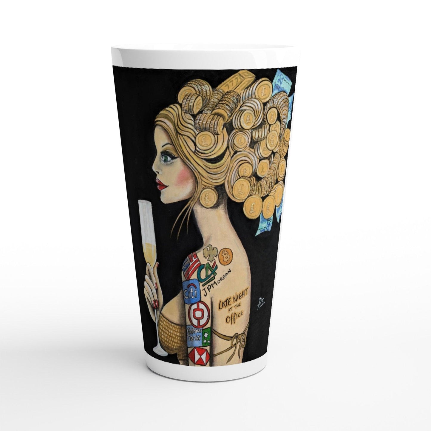 The Banker - Flask, and variety of Mugs - Boozenbabes