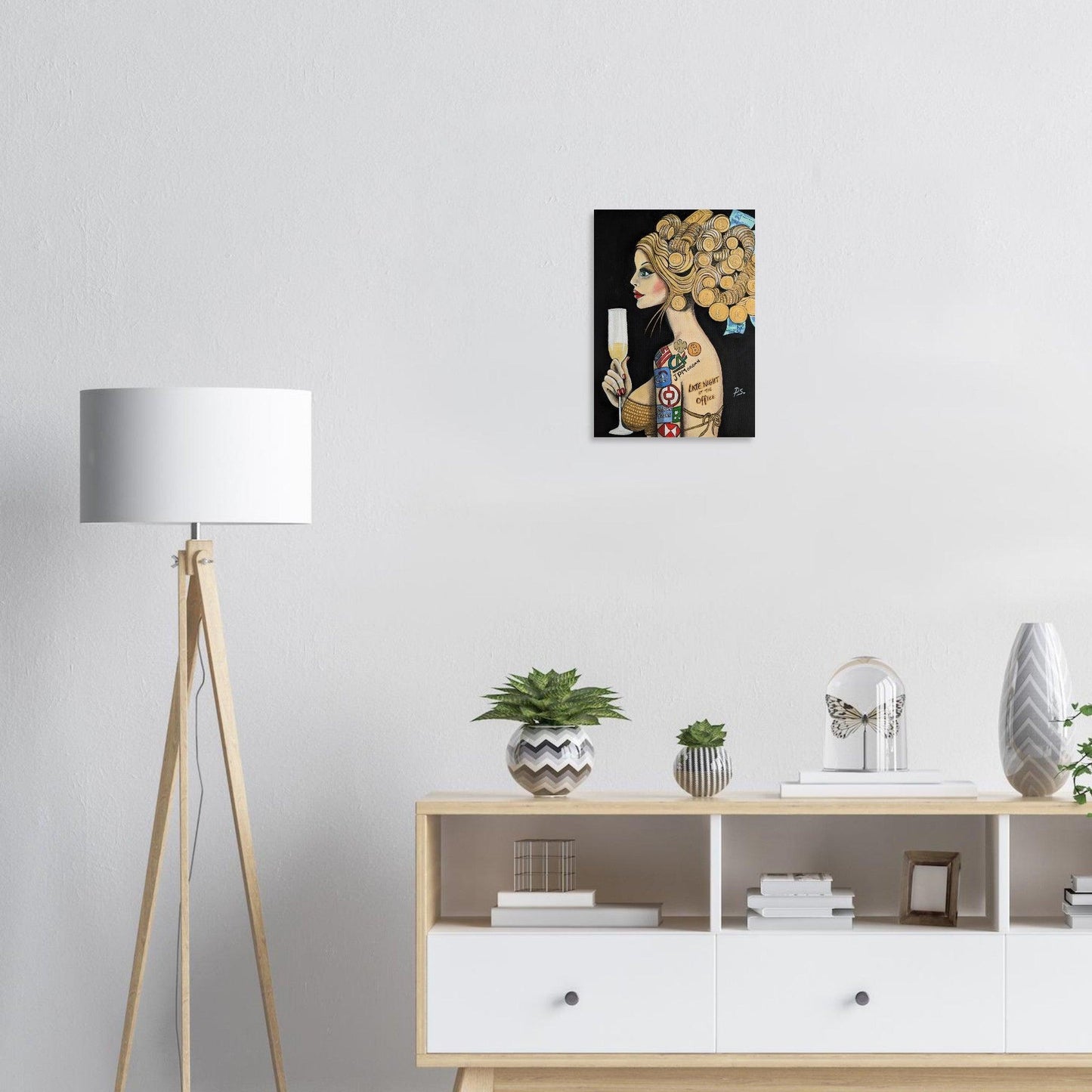 The Banker - Mixing Business with Pleasure - Wall art - Boozenbabes