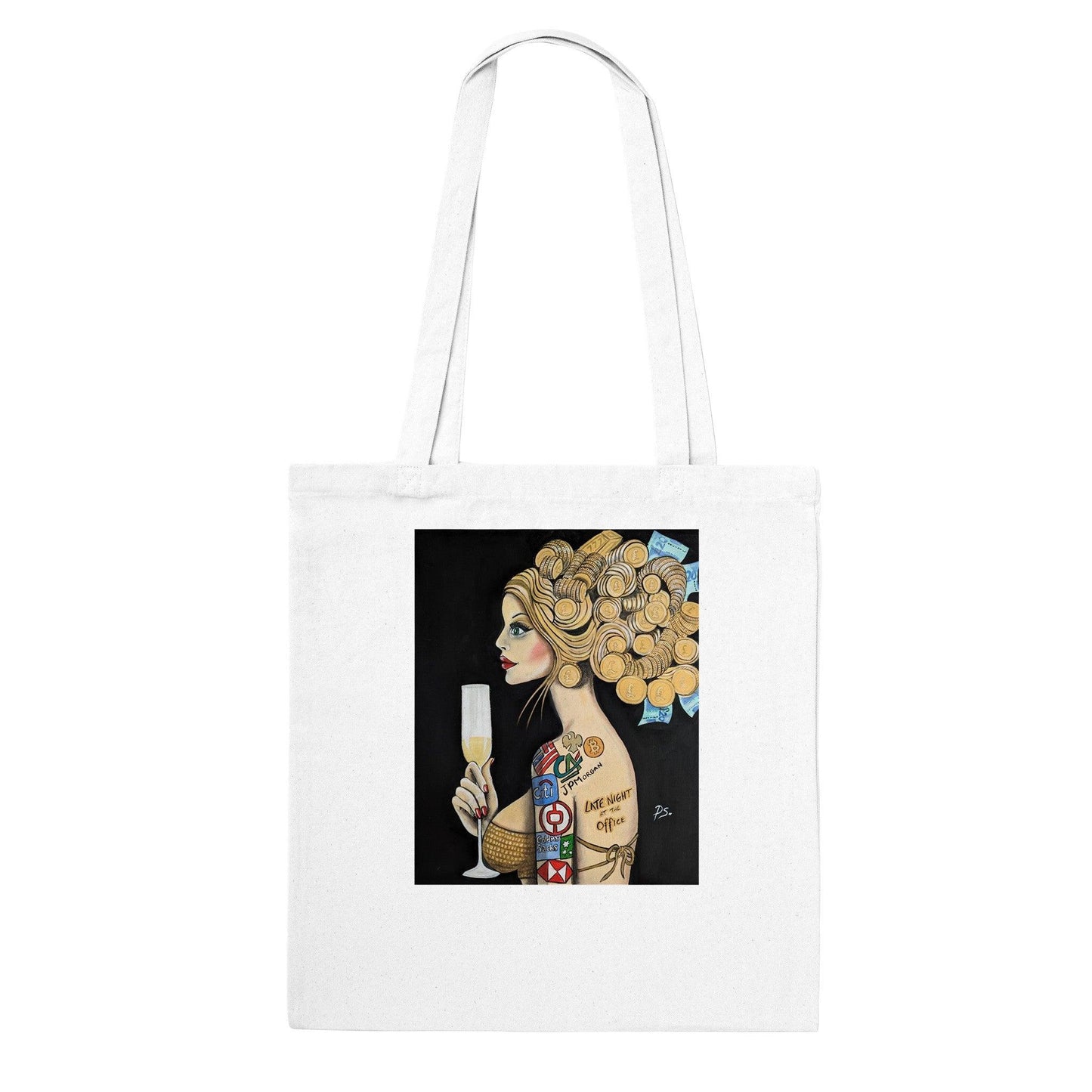 The Banker - Tote Bags - Boozenbabes