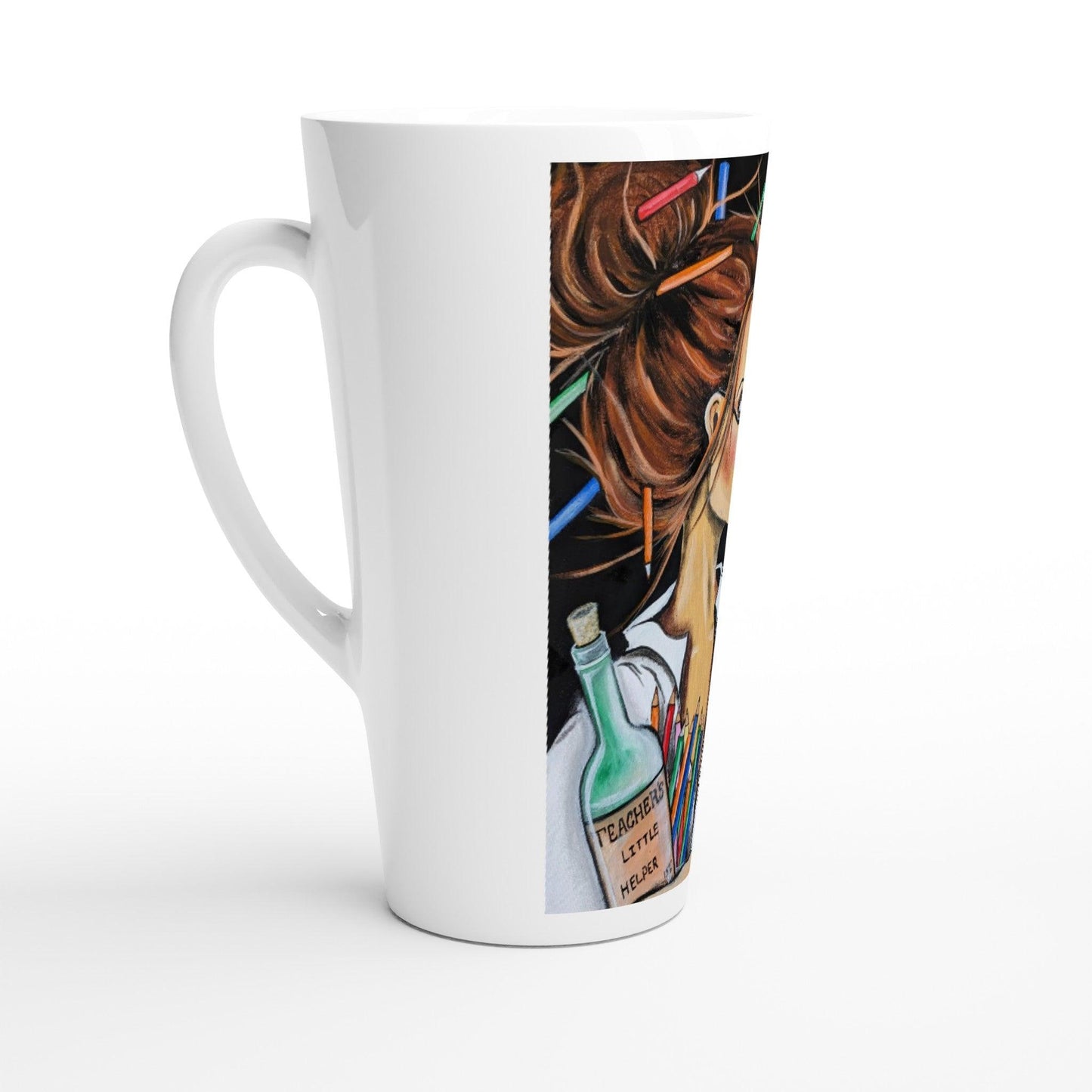 White Latte 17oz Ceramic Mug - Boozenbabes