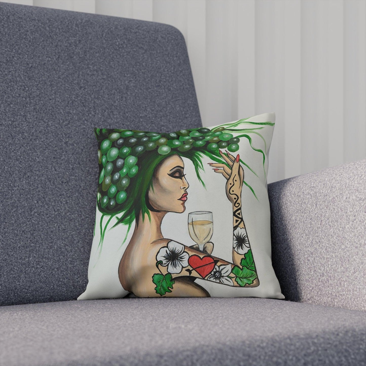White wine Lover - Cushion - Boozenbabes