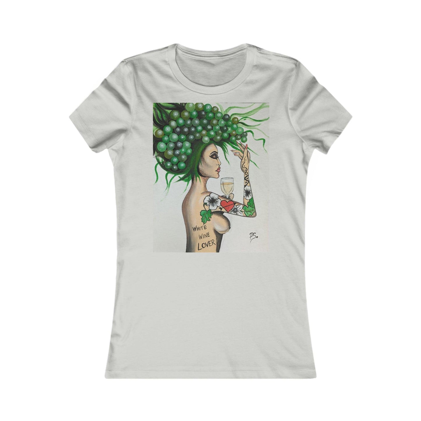white wine Lover - Women's Favorite Tee - Boozenbabes