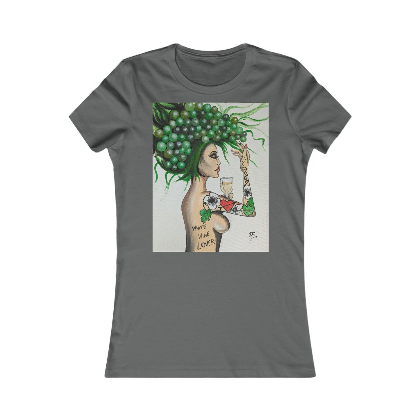 white wine Lover - Women's Favorite Tee - Boozenbabes