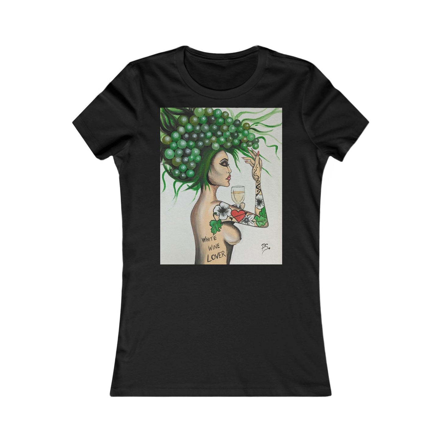 white wine Lover - Women's Favorite Tee - Boozenbabes