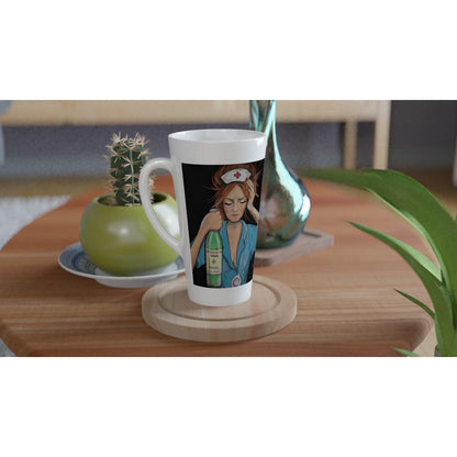 NHS Hell - White Latte 17oz Ceramic Mug - Boozenbabes