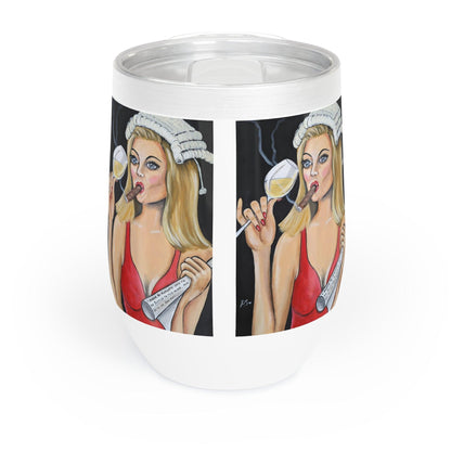 Justice for the wine - Chill Wine Tumbler - Boozenbabes