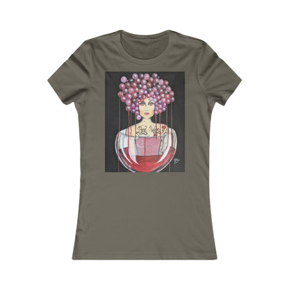 Red wine Lover - Women's Favorite Tee - Boozenbabes