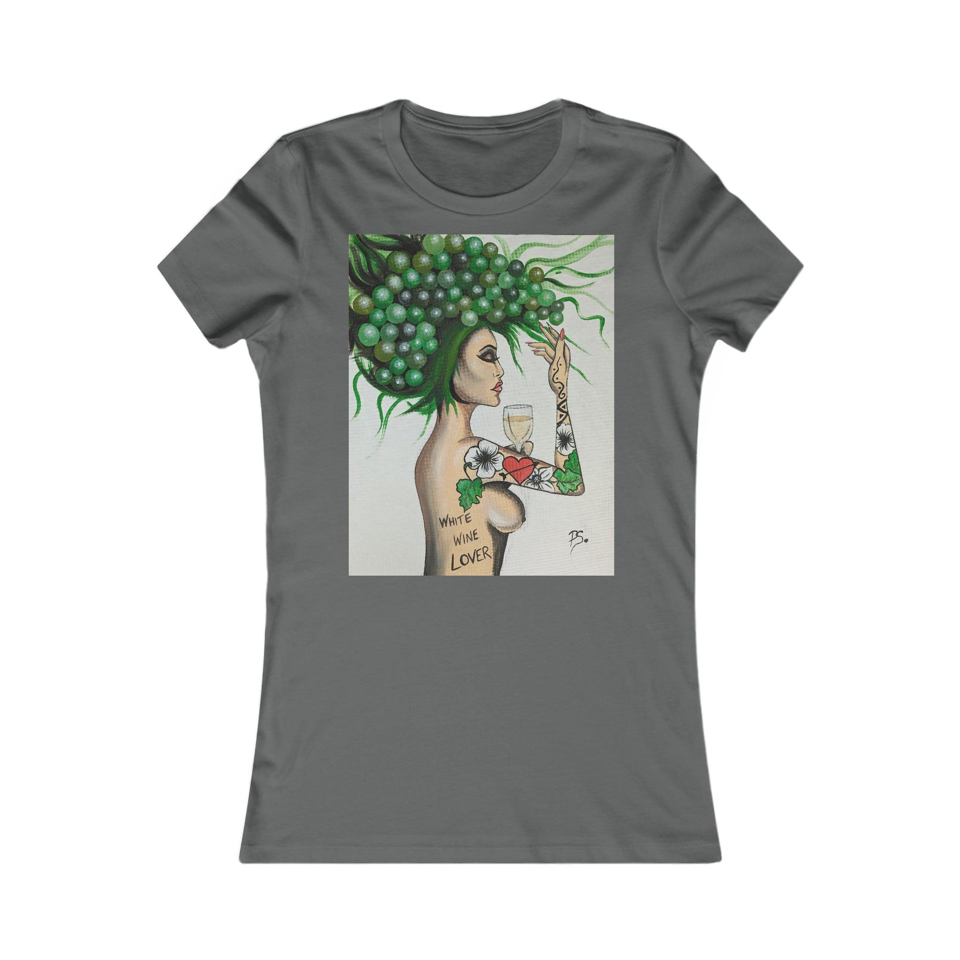 white wine Lover - Women's Favorite Tee - Boozenbabes